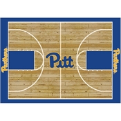 University of Pittsburgh 4x6 Courtside Rug (4000018326), 5022PIT1